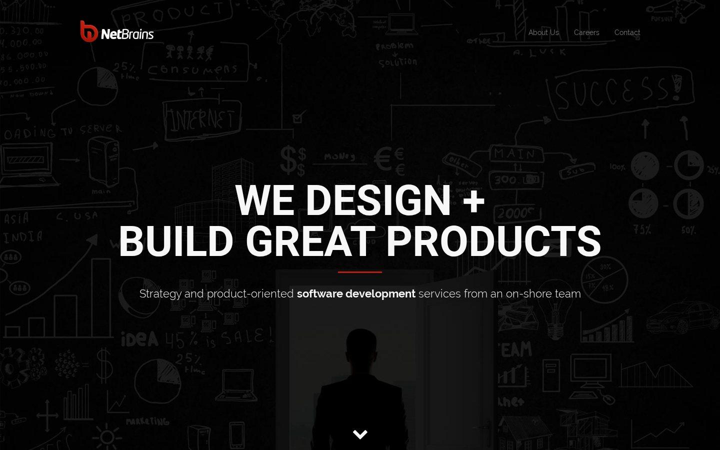 NetBrains, Inc website screenshot: NetBrains (2017)